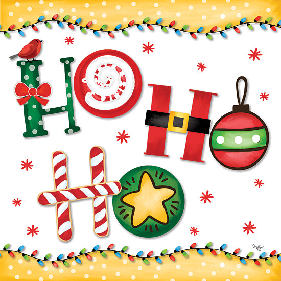 Mollie B. MOL2165 - MOL2165 - Ho Ho Ho - 12x12 Christmas, Holidays, Typography, Ho Ho Ho, Santa Claus from Penny Lane