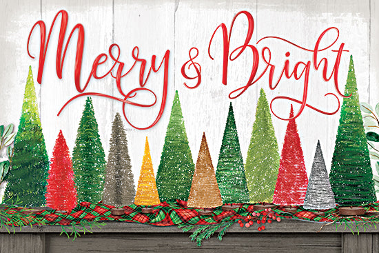 Mollie B. MOL2174 - MOL2174 - Merry & Bright Christmas Trees - 12x12 Christmas, Holidays, Trees, Christmas Trees, Still Life, Merry & Bright, Typography, Signs, Winter from Penny Lane