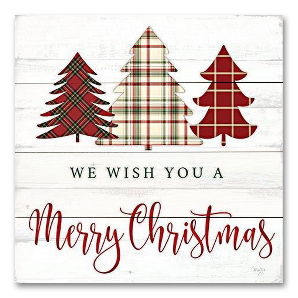 Mollie B. MOL2208PAL - MOL2208PAL - We Wish You a Merry Christmas   - 12x12 Christmas, Holidays, Christmas Trees, Trees, Patterned Trees, Patterns, Lodge, Winter, Typography, Signs from Penny Lane