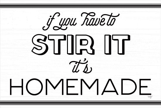 Mollie B. MOL2473 - MOL2473 - It's Homemade - 18x12 Kitchen, Humor, It's Homemade, Typography, Signs, Black & White from Penny Lane
