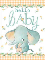 MOL2485 - Hello Baby Elephant Yellow - 12x16