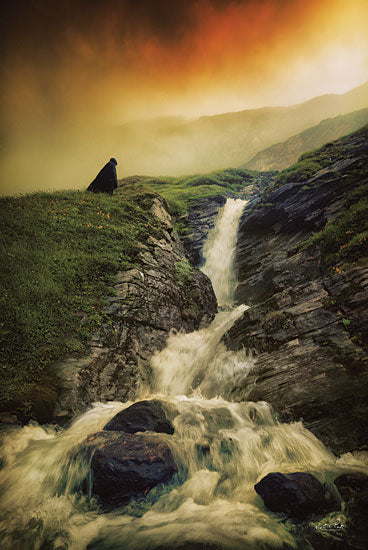 Martin Podt MPP616 - MPP616 - Into the Wild - 12x18 Photography, Waterfall, Hooded Figure from Penny Lane