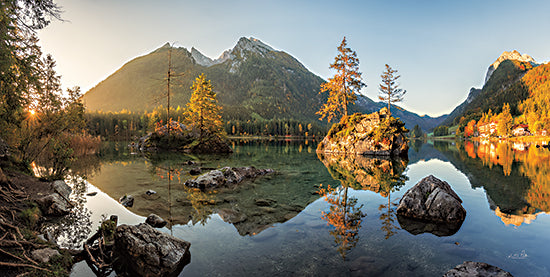 Martin Podt MPP637 - MPP637 - Panorama Hintersee - 18x9 Hintersee Lake, Germany, Panorama tic View, Landscape, Mountains, River, Photography from Penny Lane