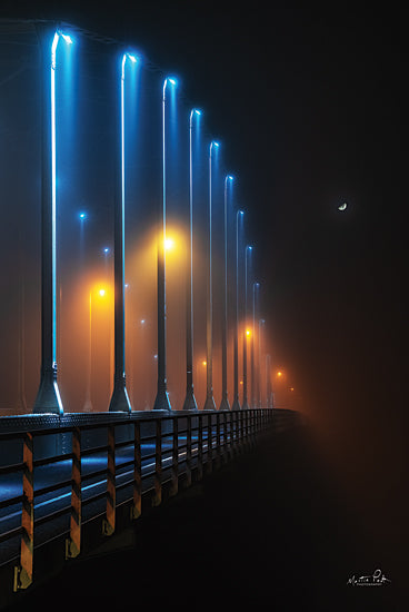 Martin Podt MPP655 - MPP655 - Bridge to Infinity - 12x18 Bridges, Lights, Evening, Photography from Penny Lane