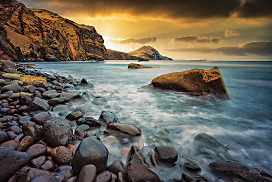 Martin Podt MPP681 - MPP681 - Dreamscape    - 18x12 Coastal, Rocks, Ocean, Mountains, Sunlight, Photography from Penny Lane