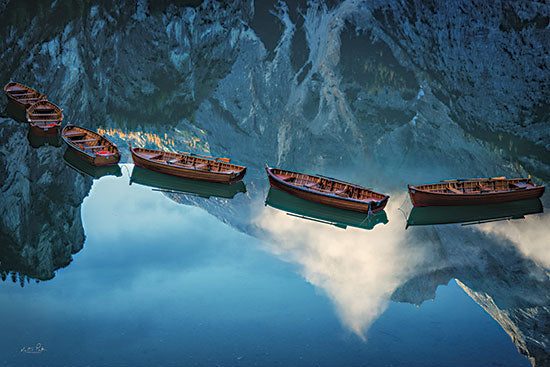 Martin Podt MPP868 - MPP868 - Boats of Braies II - 18x12 Boats, Braies, Italy, Mountains, Landscape, Photography from Penny Lane