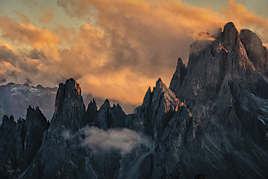Martin Podt MPP874 - MPP874 - Dramatic Sunset in the Dolomites - 18x12 Mountains, Dolomite Mountains, Italy, Landscape, Photography from Penny Lane