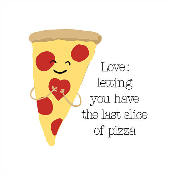 Masey St. Studios MS161 - MS161 - Pizza Love - 12x12 Last Slice of Pizza, Pizza, Kitchen, Love, Family, Signs from Penny Lane