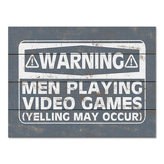 MS182PAL - Men Playing Video Games - 16x12