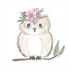 MW140LIC - Cute Floral Owl - 0