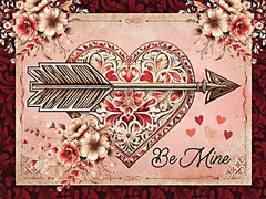 ND344 - Be Mine Heart with Arrow - 16x12