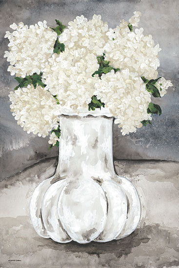 Julie Norkus NOR152 - NOR152 - Snowball Hydrangea - 12x18 Flowers, White Flowers, Hydrangeas, Bouquet, Shabby Chi from Penny Lane