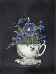 NOR190 - Tea Cup Violets - 12x16