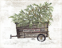 NOR226 - Cut Your Own Trees Wagon - 16x12