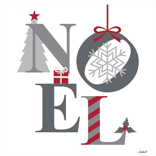 Martina Pavlova PAV289 - PAV289 - Noel - 12x12 Signs, Typography, Noel, Snowflake, Bow, Christmas Tree from Penny Lane