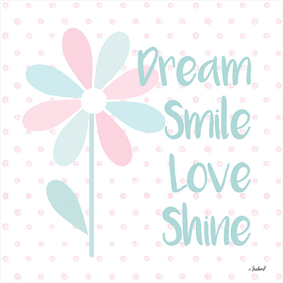 Martina Pavlova PAV339 - PAV339 - Dream Smile Love Shine  - 12x12 Signs, Typography, Flower from Penny Lane