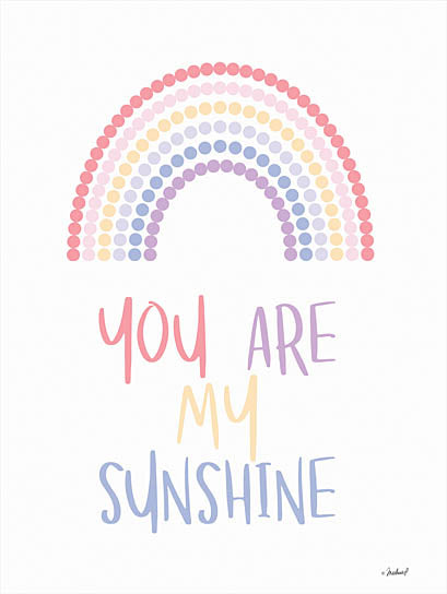 Martina Pavlova PAV342 - PAV342 - You are My Sunshine     - 12x16 Signs, Typography, Rainbow, Songs, Children from Penny Lane