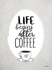 PAV343 - Life Begins After Coffee   - 12x16