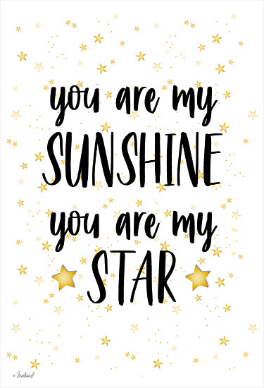 Martina Pavlova PAV397 - PAV397 - You Are My Sunshine - 12x16 You Are My Sunshine, Stars, Motivational, Signs from Penny Lane