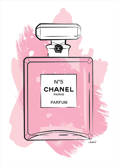 Martina Pavlova PAV412 - PAV412 - Parfum    - 12x16 Parfum, Perfume, Chanel No. 5, French, Pink & White from Penny Lane