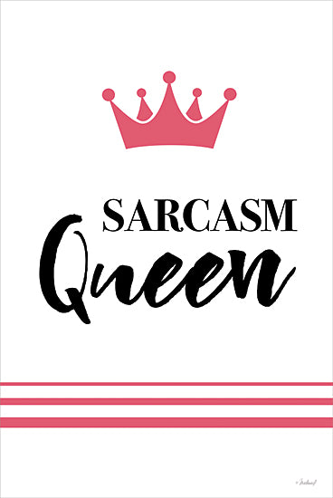 Martina Pavlova PAV528 - PAV528 - Sarcasm Queen - 12x18 Tween, Sarcasm Queen, Typography, Signs, Crown, Humor, Pink from Penny Lane