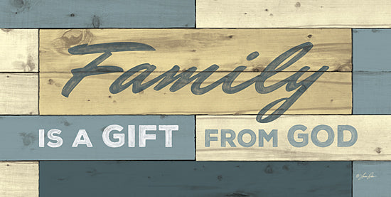 Lauren Rader RAD1124 - Family is a Gift from God - Family, Religious, Typography, Inspirational from Penny Lane Publishing