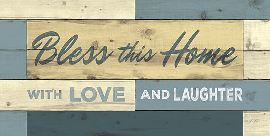 Lauren Rader RAD1125 - Bless This Home - Home, Love, Typography, Inspirational from Penny Lane Publishing