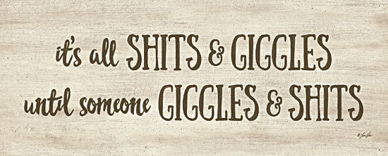 Lauren Rader RAD1205B - Giggles - Giggles, Humor, Typography, Signs from Penny Lane Publishing