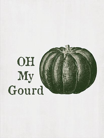 Lauren Rader RAD1389 - RAD1389 - Oh My Gourd - 12x16 Whimsical, Fall, Oh My Gourd, Typography, Signs, Vegetables from Penny Lane