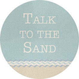 Lauren Rader RAD1394RP - RAD1394RP - Talk to the Sand - 18x18  from Penny Lane