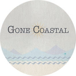 Lauren Rader RAD1395RP - RAD1395RP - Gone Coastal - 18x18 Coastal, Humor, Gone Coastal, Typography, Signs, Textual Art, Ocean, Mountains, Graphic Art, Summer from Penny Lane