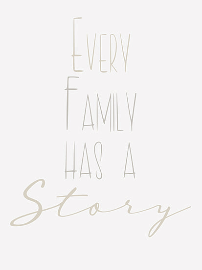 Lauren Rader RAD1412 - RAD1412 - Every Family has a Story - 12x16 Inspirational, Family, Every Family Has a Story, Typography, Signs, Textual Art from Penny Lane