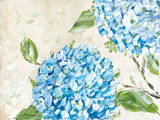 Roey Ebert REAR181 - Blue Hydrangeas II - Contemporary, Floral, Hydrangeas from Penny Lane Publishing