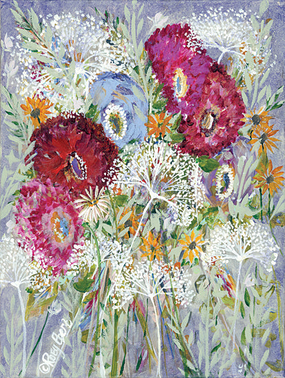 Roey Ebert REAR318 - REAR318 - Enchanted - 12x16 Wildflower, Abstract, Contemporary, Botanical, Flowers from Penny Lane