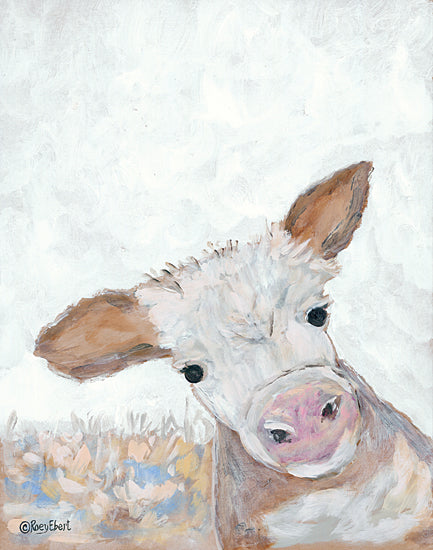 Roey Ebert REAR331 - REAR331 - Moo - 12x16 Cow, Farm, Whimsical, Portrait from Penny Lane