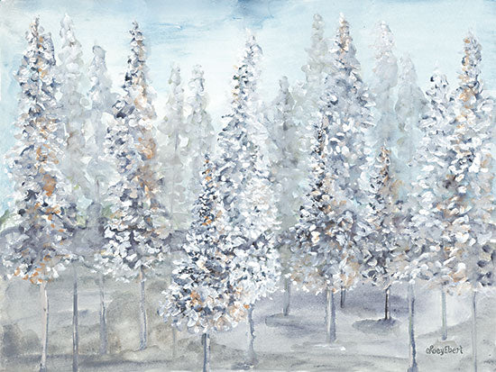 Roey Ebert REAR394 - REAR394 - Splendid Forest - 16x12 Abstract, Forest, Winter, Trees, White Trees, Landscape from Penny Lane