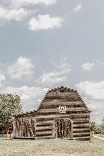 Jennifer Rigsby RIG187 - RIG187 - Quilt Barn Tilt - 12x18 Barn, Farm, Photography, Quilt Block, Farmhouse/Country, Landscape from Penny Lane