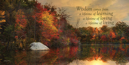 Robin-Lee Vieira RLV293 - Wisdom - Wisdom, Trees, Lake, Inspiring, Autumn from Penny Lane Publishing