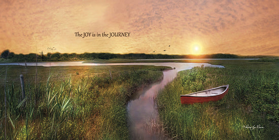 Robin-Lee Vieira RLV468 - Joy in the Journey - Lake, Path, Trees, Canoe, Landscape, Birds, Journey from Penny Lane Publishing