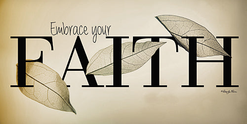 Robin-Lee Vieira RLV574 - Embrace Your Faith - Leaves, Inspirational, Sign, Photography from Penny Lane Publishing