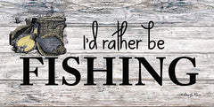 RLV593 - I'd Rather be Fishing - 18x9