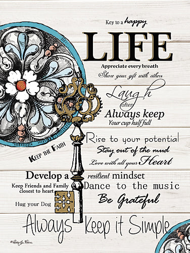Robin-Lee Vieira RLV636 - Life - Design, Key, Sentiment, Signs from Penny Lane Publishing