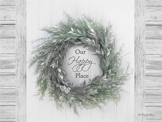 Robin-Lee Vieira RLV670 - Our Happy Place - Wreath, Inspirational, Signs, Greenery from Penny Lane Publishing