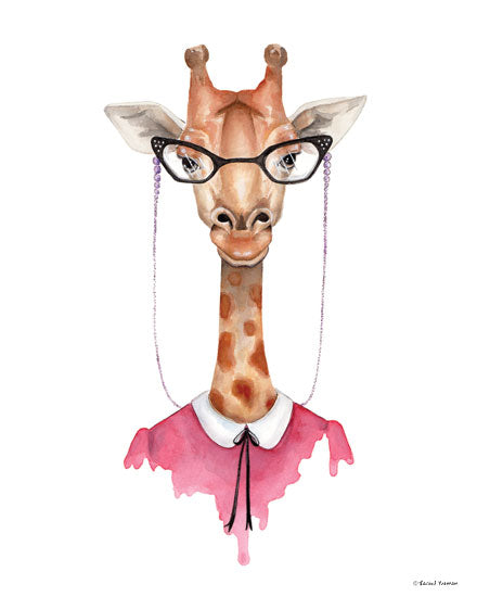 Rachel Nieman RN129 - RN129 - Giraffe in Glasses - 12x16 Giraffe, Glasses, Portrait from Penny Lane