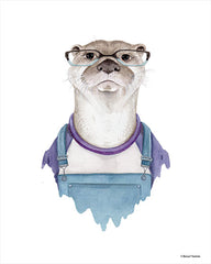 RN137 - Otter in Overalls - 12x16