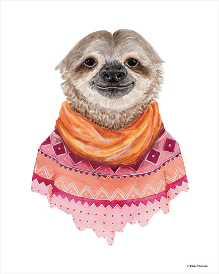 Rachel Nieman RN141 - RN141 - Sloth in a Sweater - 12x16 Sloth, Sweater, Portrait from Penny Lane