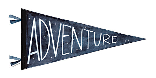 Rachel Nieman RN281 - RN281 - Adventure Pennant - 18x9 Adventure, Pennant, Black & White, Travel, Explore, Activities, Signs from Penny Lane