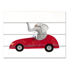 RN423PAL - Elephant in a Car - 16x12