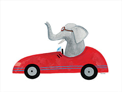RN423 - Elephant in a Car - 16x12