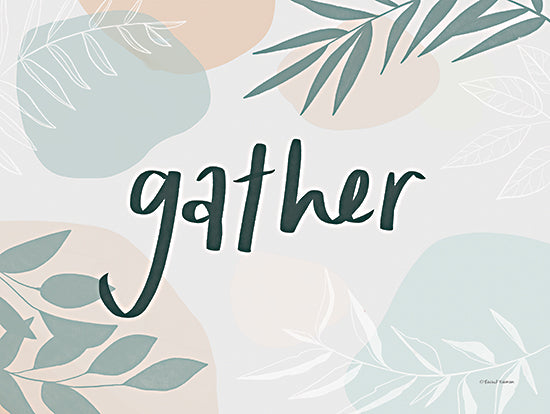 Rachel Nieman RN575 - RN575 - Gather - 16x12 Tropical, Gather, Typography, Signs, Textual Art, Abstract Shapes from Penny Lane